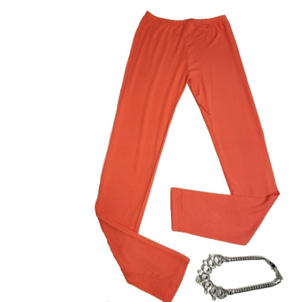 𝅺CORAL Stretchy Leggings Pants Size Small or Medium